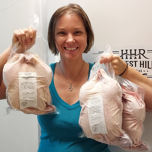 Pasture Raised Chicken Clean Start Pack (3 Whole Chickens)